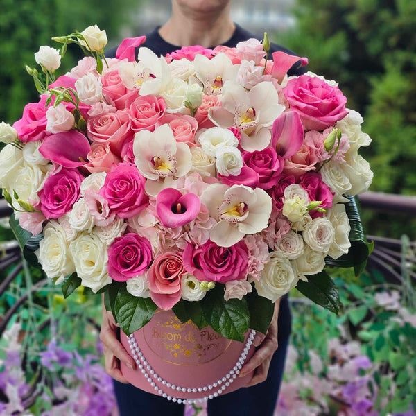 Luxury Round Pink  - Pink Passion