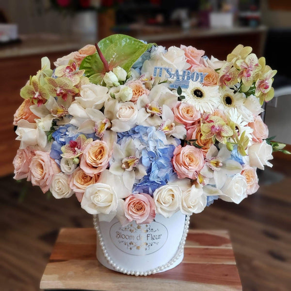 Luxury White - Baby Boy Welcome - Bloom de Fleur