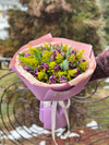 Bouquet - 20 mysterious parrot tulips