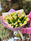 Handbag Bouquet - 10 - 25 - 50 Tulips