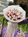 Bouquet - 50 CottonCandy Tulips