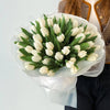 Bouquet - 50 White tulips