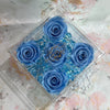 Infinity N°.5 with Drawer - Forever Roses - Baby Blue